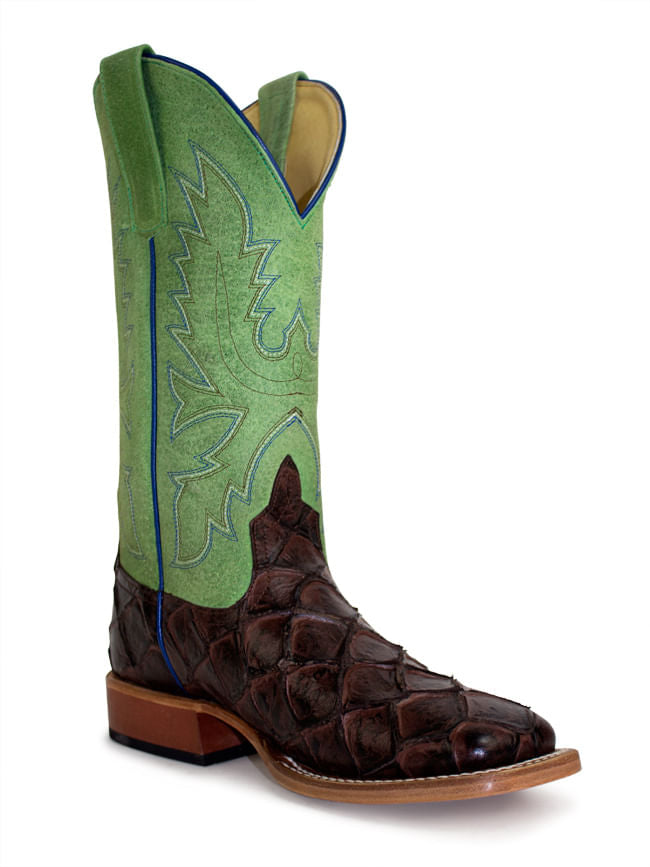 Kids Horse Power Chocolate Bass Print Boot – Lazy B Western Wear & Tack