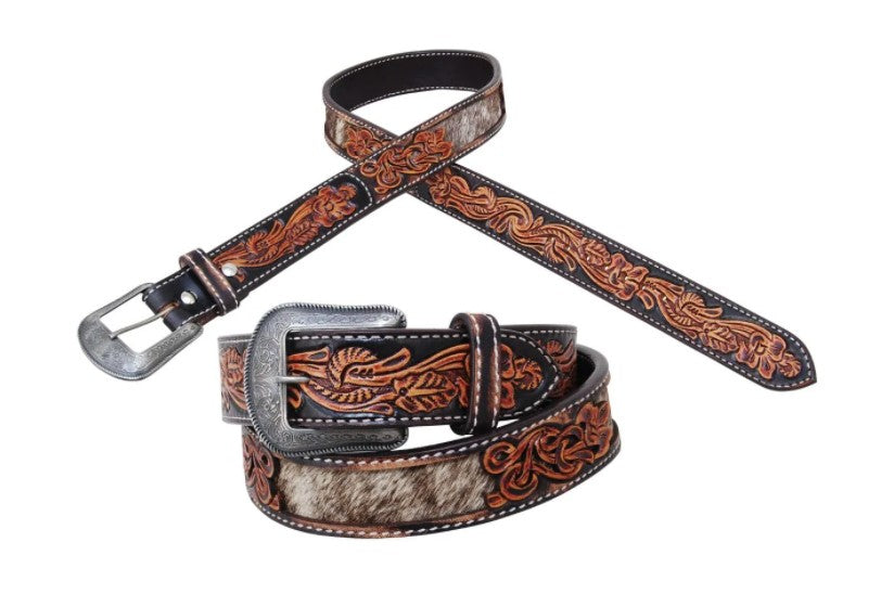 Women's leather and hide belts