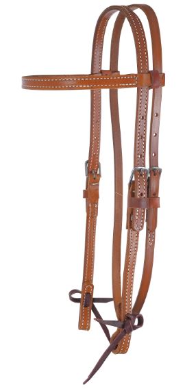 Classic Smooth Browband Headstall - Regular Oil