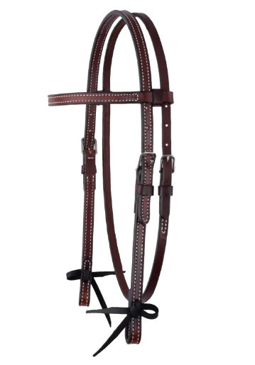 Classic Smooth Browband Headstall - Chestnut