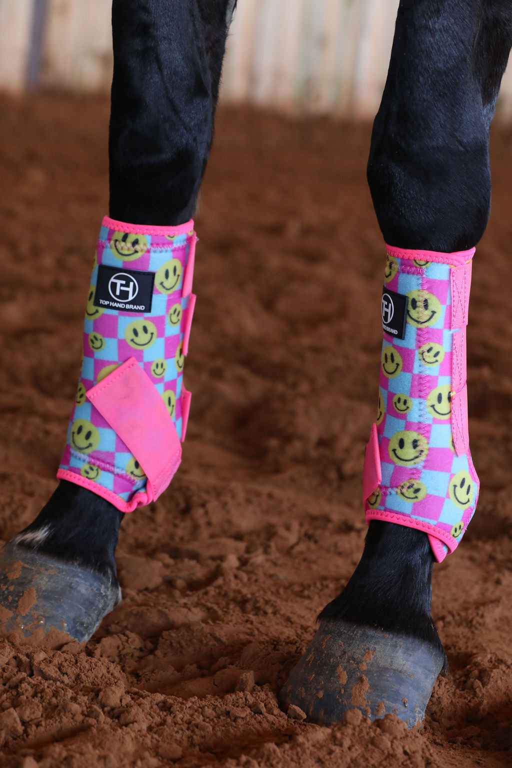 Pink and Blue Smiles Sport Boots