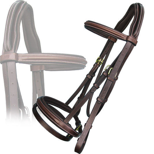 Replacement Crownpiece of ExionPro Pressure Relief Crown Raised Padded Jumping Bridle