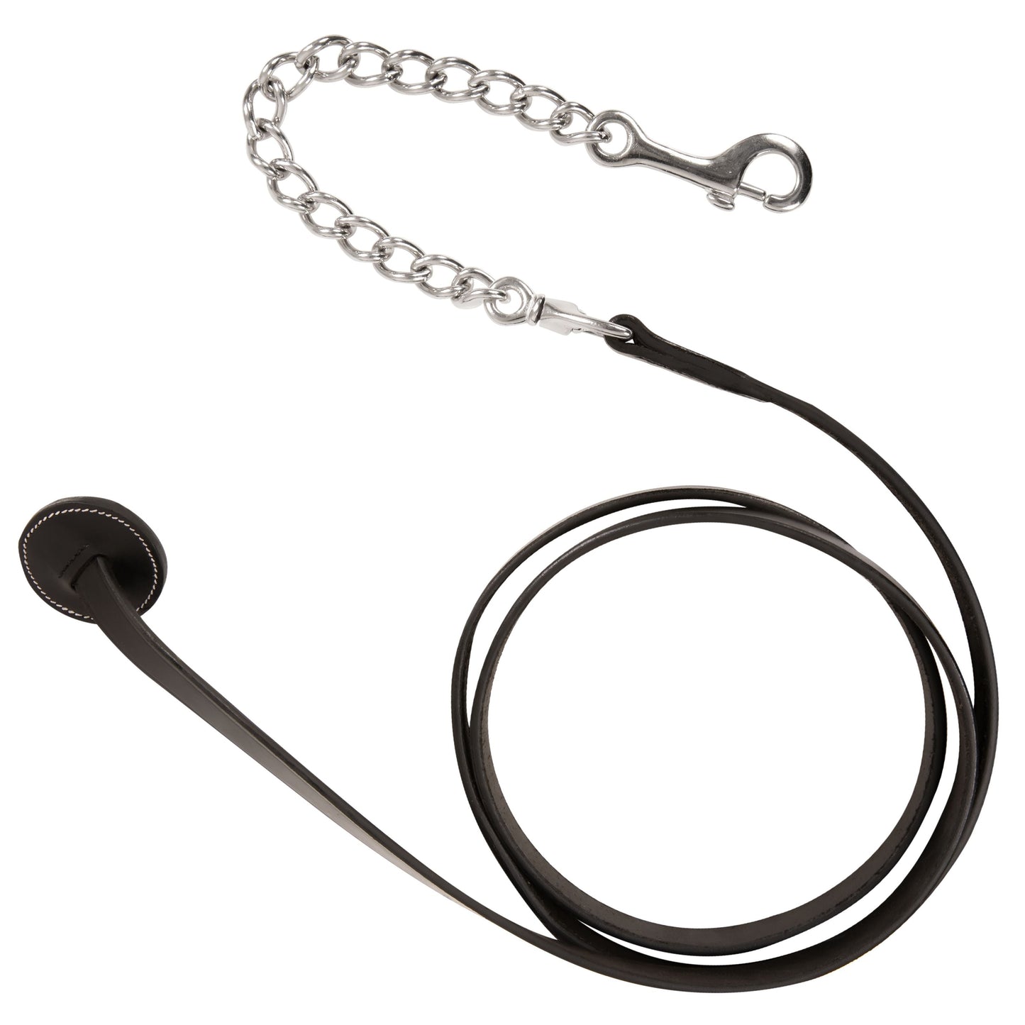 ExionPro Duo-Tone Leather Lead with Chain - Havana