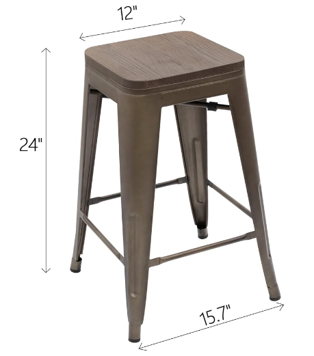 (PRE- ORDER) CINNOMMON Bar Stools