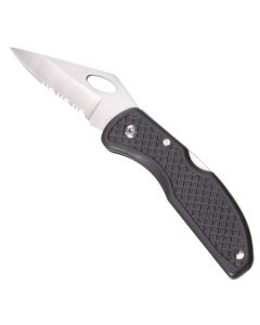 Half Serrated Blade Lock Back Pocket Knife