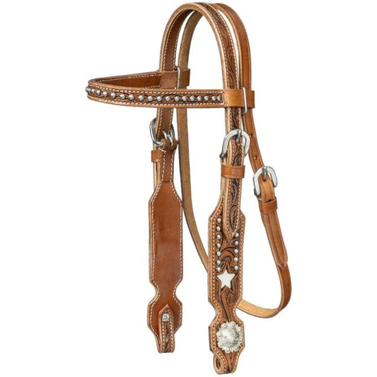 Silver Royal Mini Marshal Browband Headstall