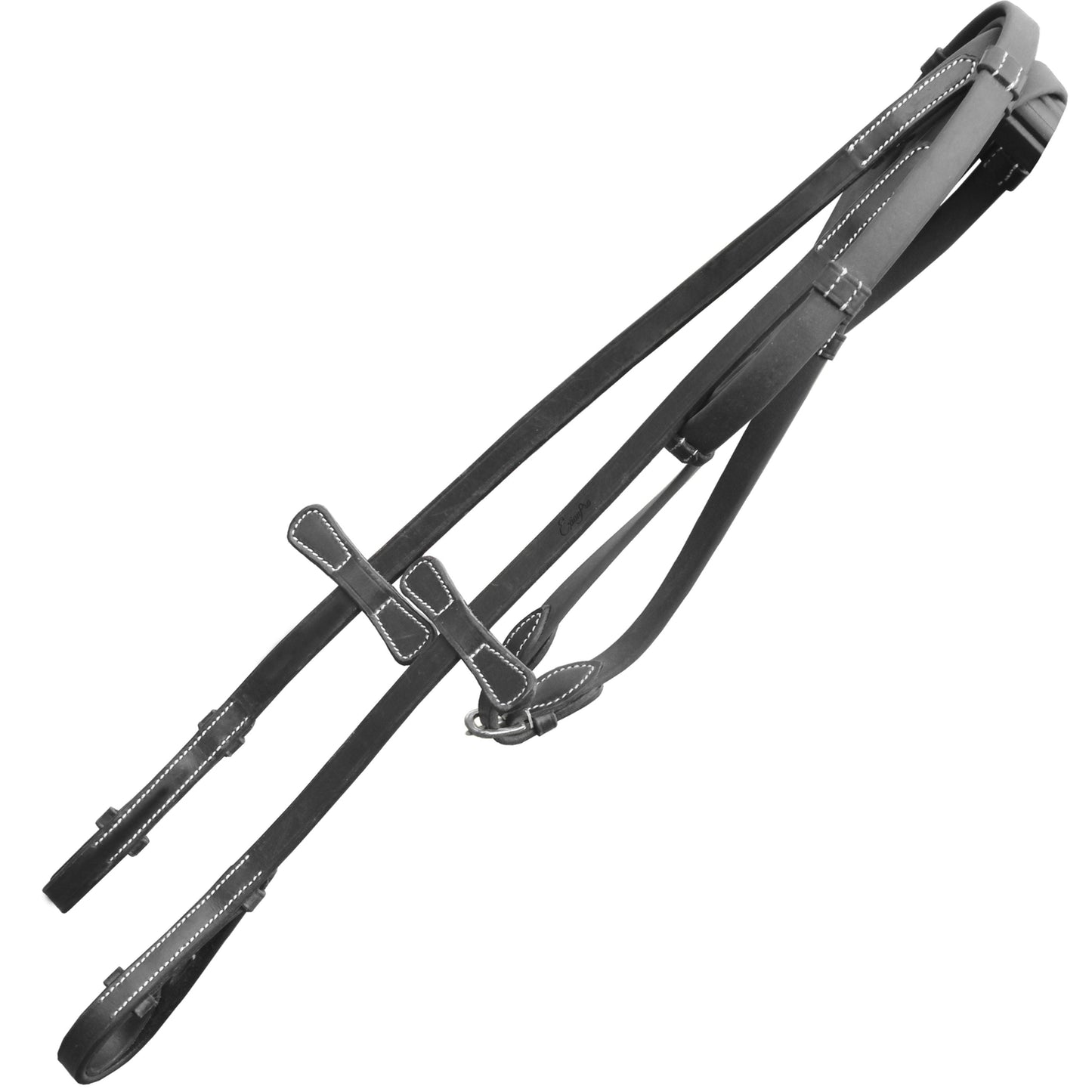 ExionPro Plain Rubber Reins with 7 Loops & Martingale Stoppers