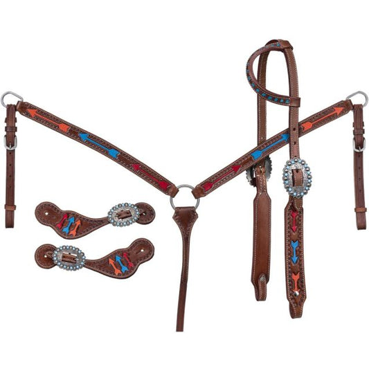 Royal King Triple Arrow 3 Piece Tack Set