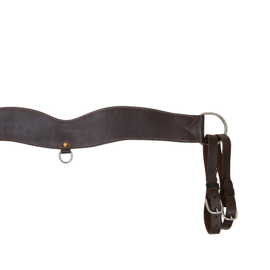 E-3817-C 4" Elite tripping breast collar chocolate leather