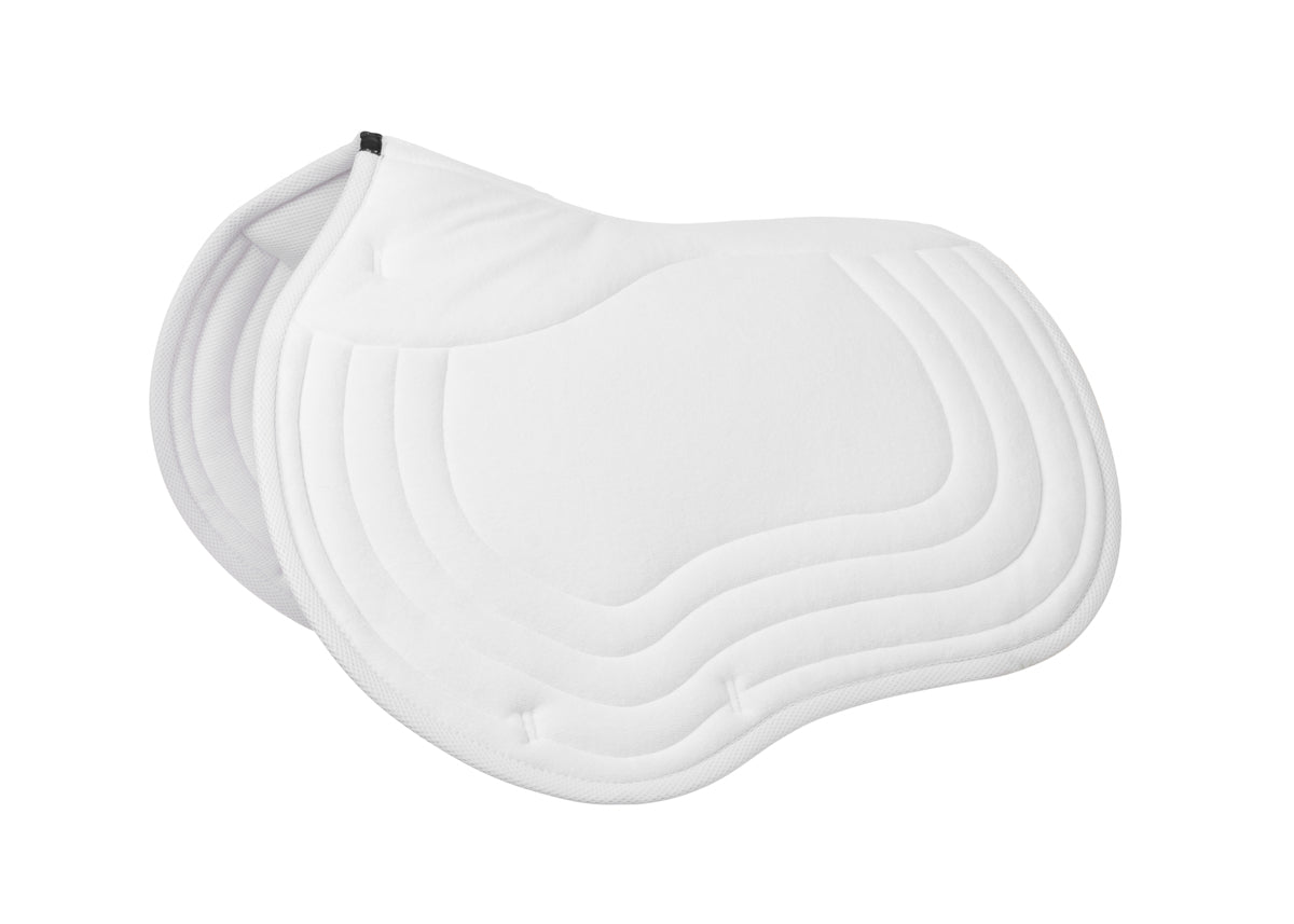 General Purpose Mesh Saddle Pad with Quick Dry Cotton Lining in Navy, White, or Black