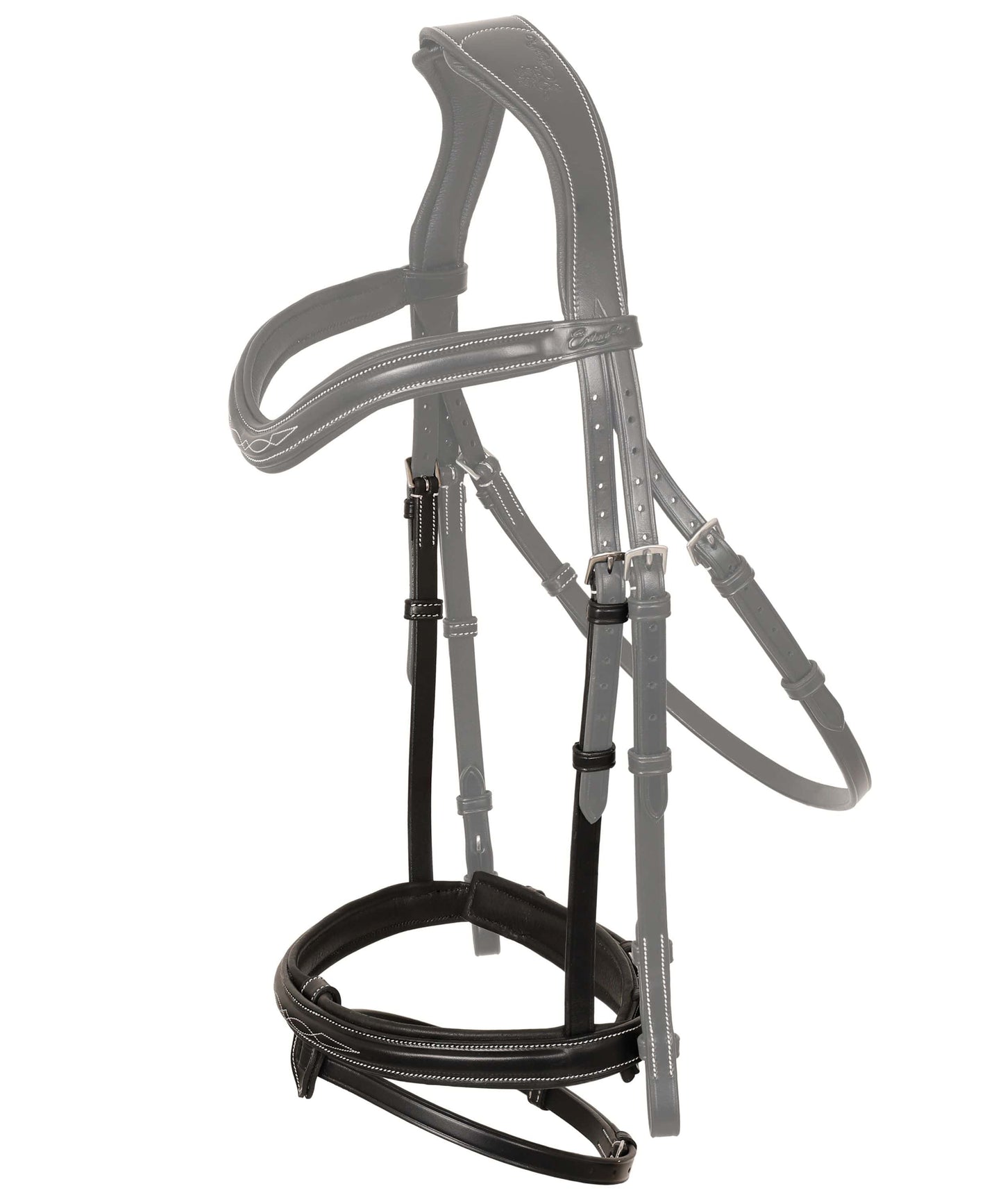 Replacement Noseband of ExionPro Designer Stitched Mono Crown Piece Snaffle Bridle