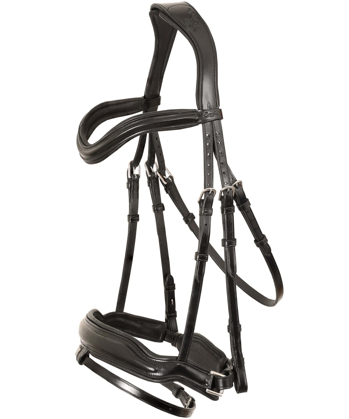 ExionPro 'Leo' Classic Dressage Bridle with Reins