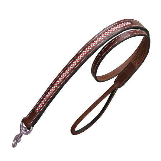 ExionPro Red Bling Padded Dog Leash