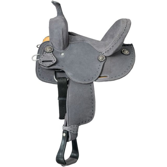 King Series Youth Stratford Suede Barrel Saddle