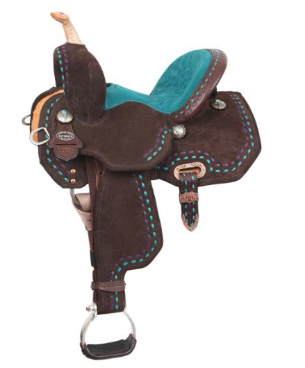 Josey-Mitchell Youth Lightning Lightspeed Barrel Saddle - MJ05