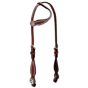 Weaver Leather Texas Star Flat Sliding Ear Headstall