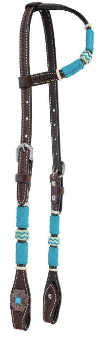 Turquoise Roundup One Ear Headstall