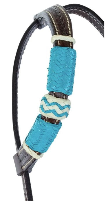 Turquoise Roundup One Ear Headstall