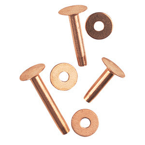 Assorted Copper Rivets and Burrs (#9) 77-3020